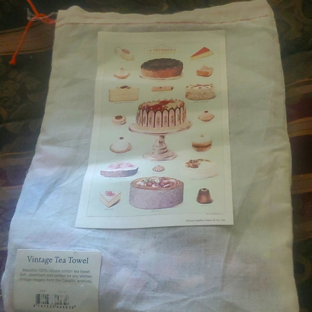 Frontgate gorgeous tea towel bag so pretty